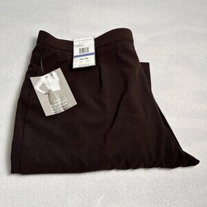 SAG HARBOR The Slimming Solution Women's Pants Size‎ 18 Stretch NWT Brown